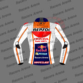Marc Marquez Honda Repsol MotoGP 2022 Motorcycle Leather Race jacket Back